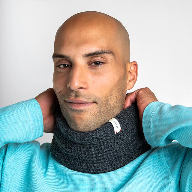 Alpaka Infinity-Schal - <notranslate value="<notranslate value=" Grey" Grey</notranslate>"Dark Grey</notranslate>