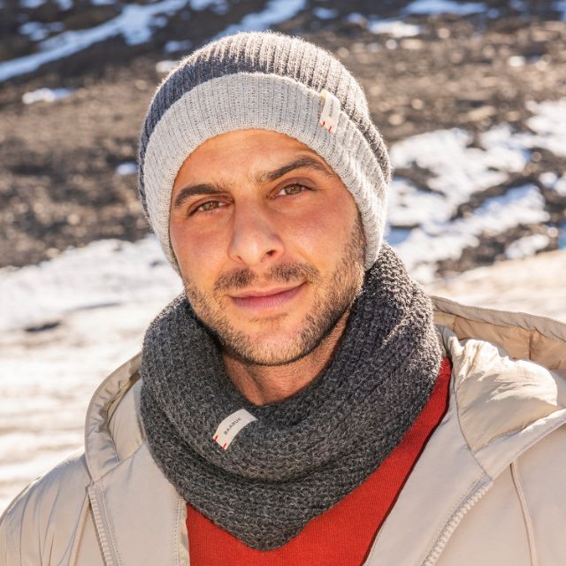 Alpaka Infinity-Schal - <notranslate value="<notranslate value=" Grey" Grey</notranslate>"Dark Grey</notranslate>