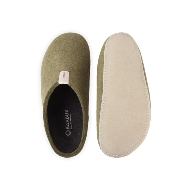 Corkybuk Pantoffel - Khaki Grün