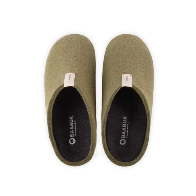 Corkybuk Pantoffel - Khaki Grün