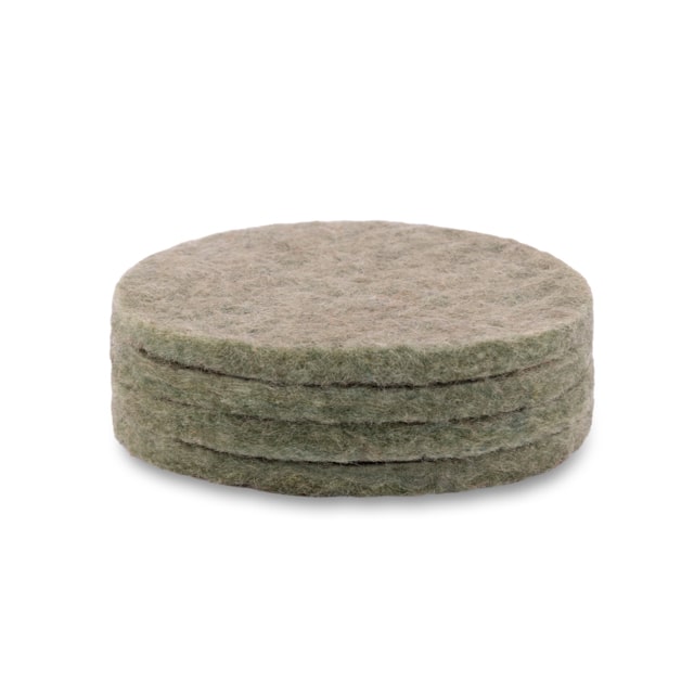 Paquet de 4 sous-verres en feutre - Khaki