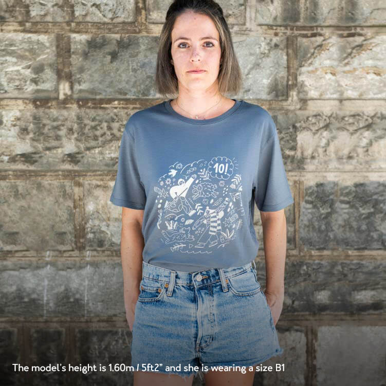 T-Shirt zum 10-jährigen Jubiläum – Portugal Dark Grey