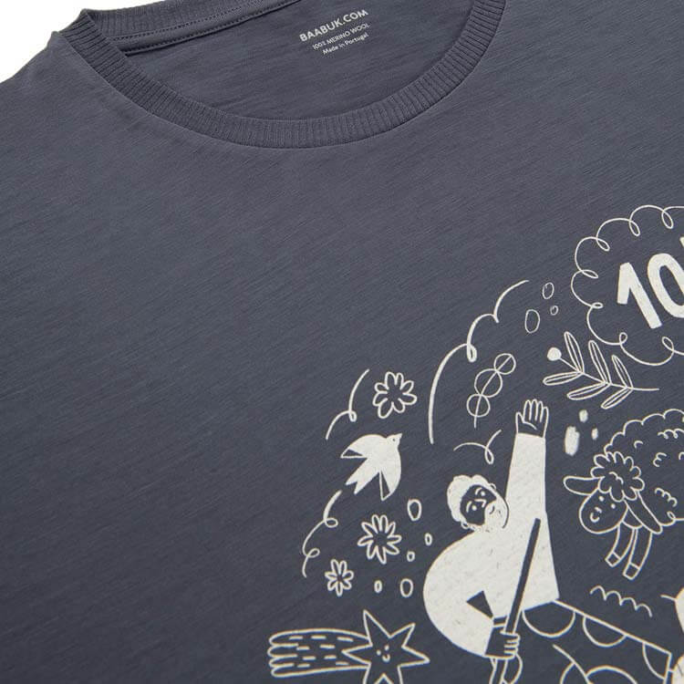 T-Shirt zum 10-jährigen Jubiläum – Portugal Dark Grey