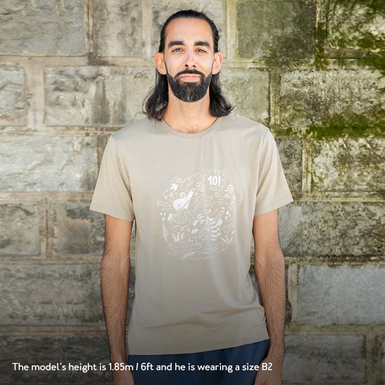 10-Jahres-Jubiläums-T-Shirt - Portugal Khaki