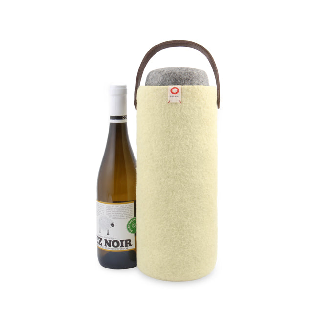 Rafraîchisseur à vin en laine - Jaune