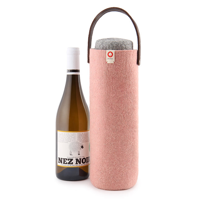 Rafraîchisseur à vin en laine - Pink
