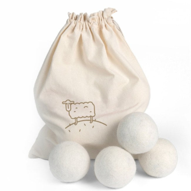Boules de séchage en laine - paquet de 4