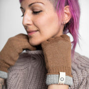 Alpaca Gloves - Camel