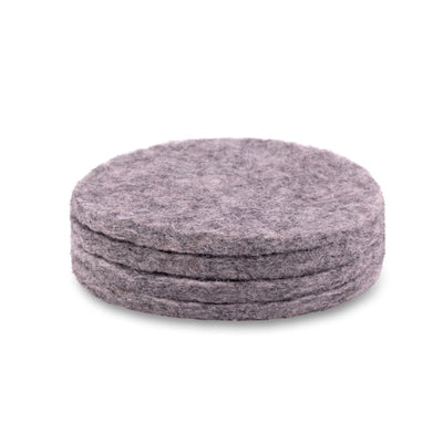 Felt Coaster 4 Pack - Light Grey