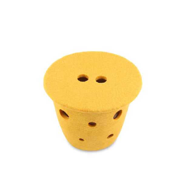 Wool Basket Small - Swiss Cheese