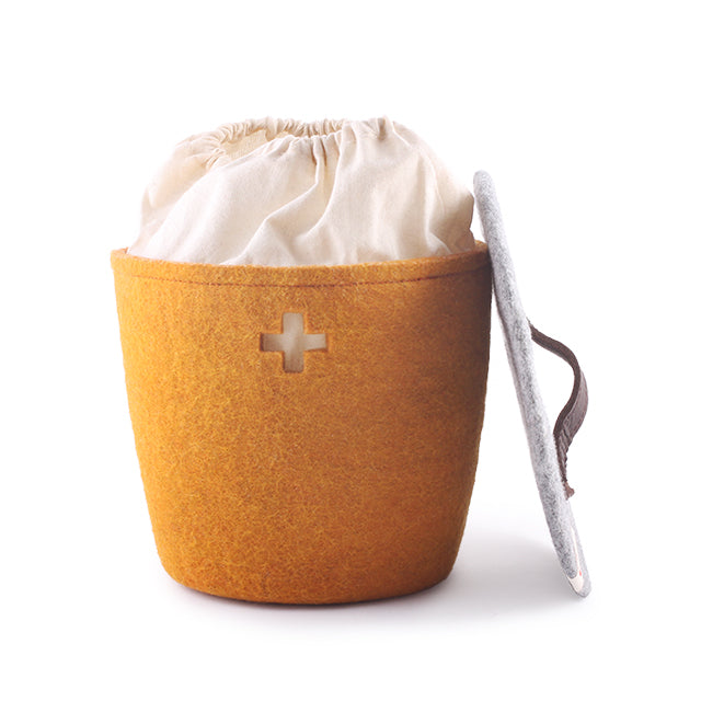 Wollkorb groß - Honey