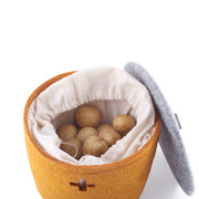 Wool Basket - Honey