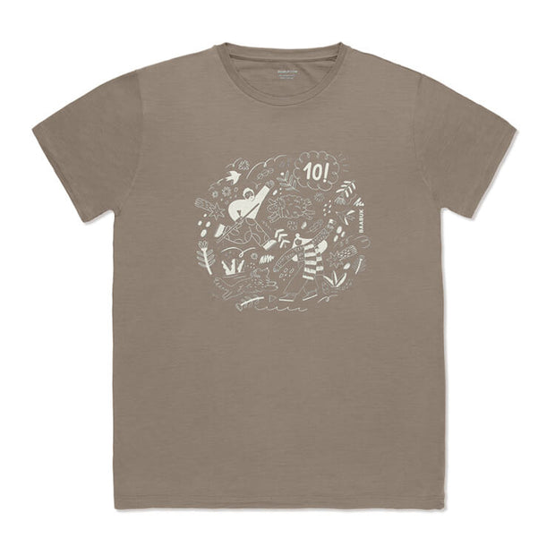 10 Year Anniversary T shirt - Portugal Khaki