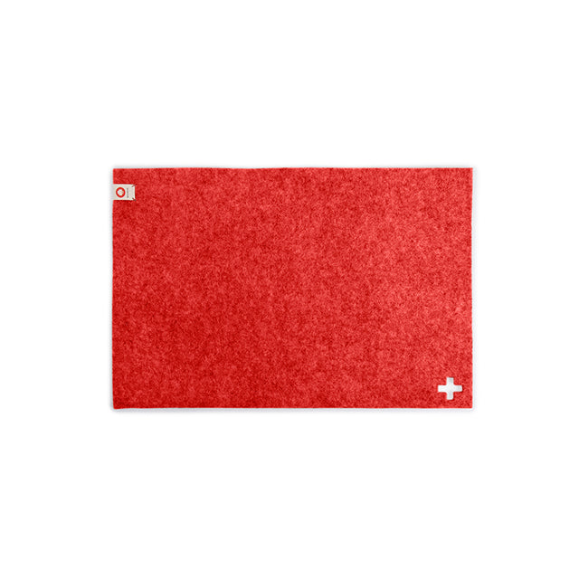Tapis de table - rouge suisse