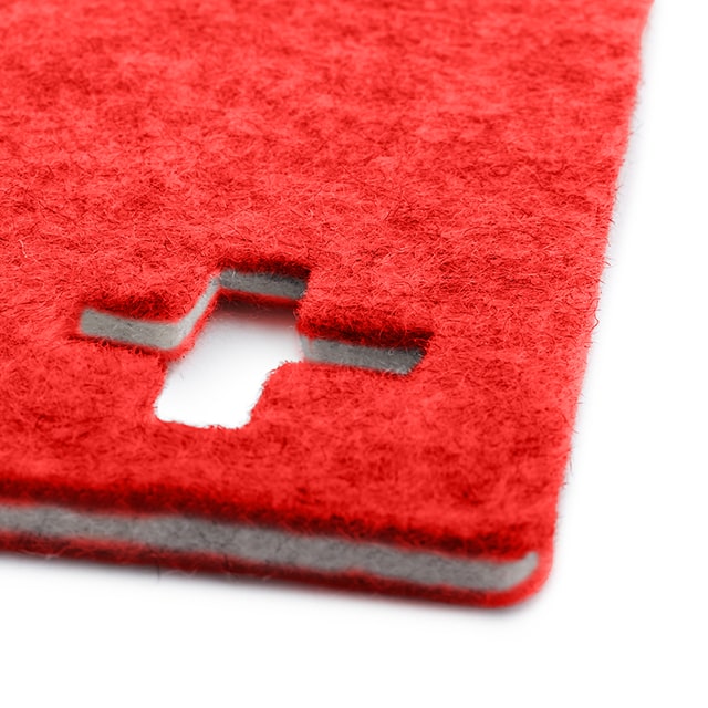 Tapis de table - rouge suisse