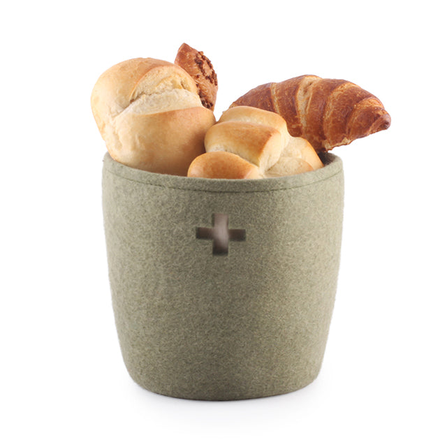 Panier en laine Petit - Khaki