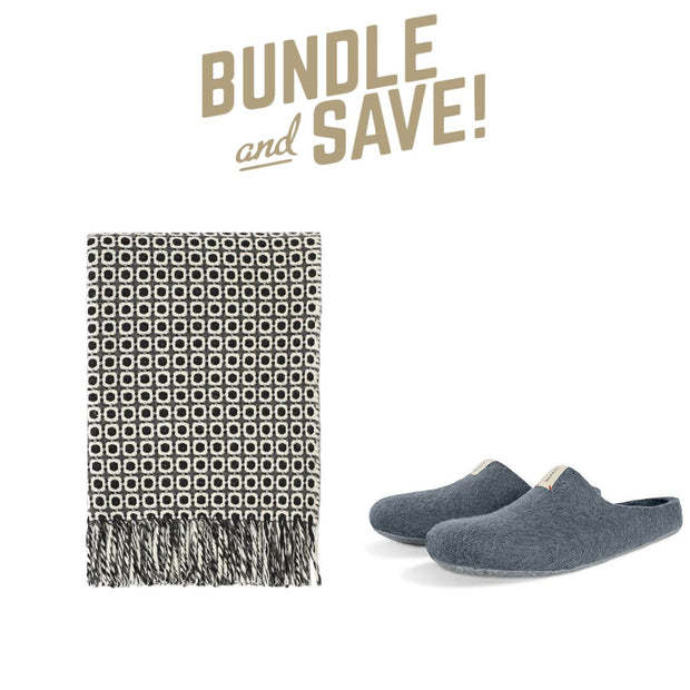 Blanket + Slipper Bundle