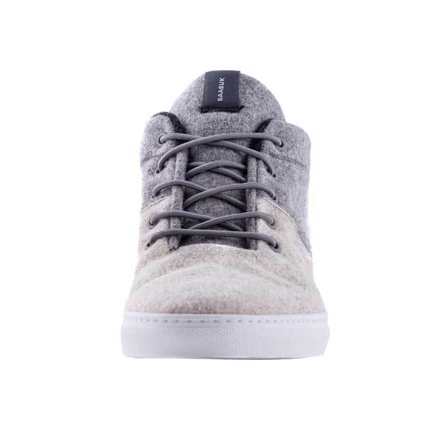 Middle Grey Sky Wooler Wool High Top Sneakers Baabuk Baabuk USA